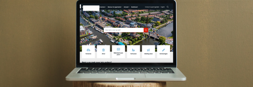 Nieuwe website voor gemeente Leiden