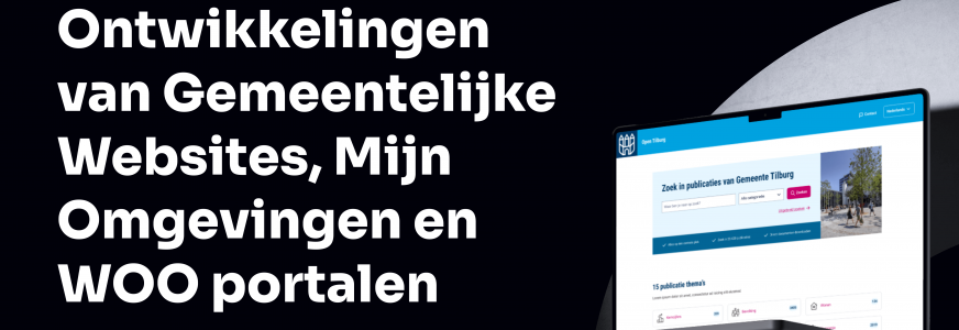 Webinar ACATO over ontwikkelingen van gemeentelijke websites, Mijn Omgevingen en WOO portalen