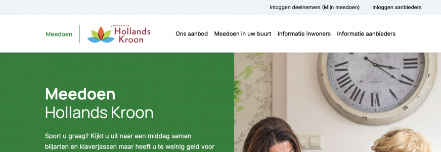 Open Source “Meedoen”-webshop voor gemeenten Open Source “Meedoen”-webshop voor gemeenten